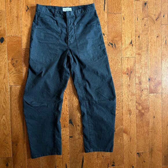 Nili Lotan Shon barrel leg pants in Carbon, size 00 - Picture 6 of 10